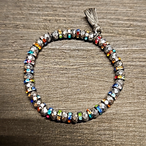 KEEP Collective Joy Hematite Stretch Bracelet - Picture 1 of 1